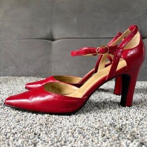 Elegant Red Women's Heels